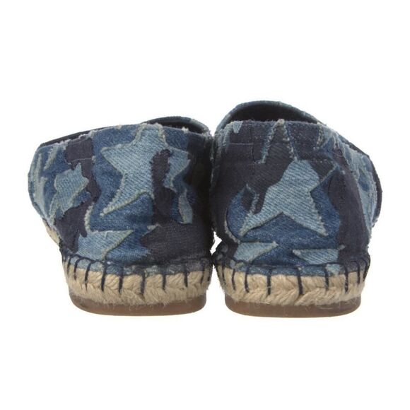 Valentino Garavani Women's Blue Star Pattern Slip-On Shoes Size 8 - Picture 6 of 7